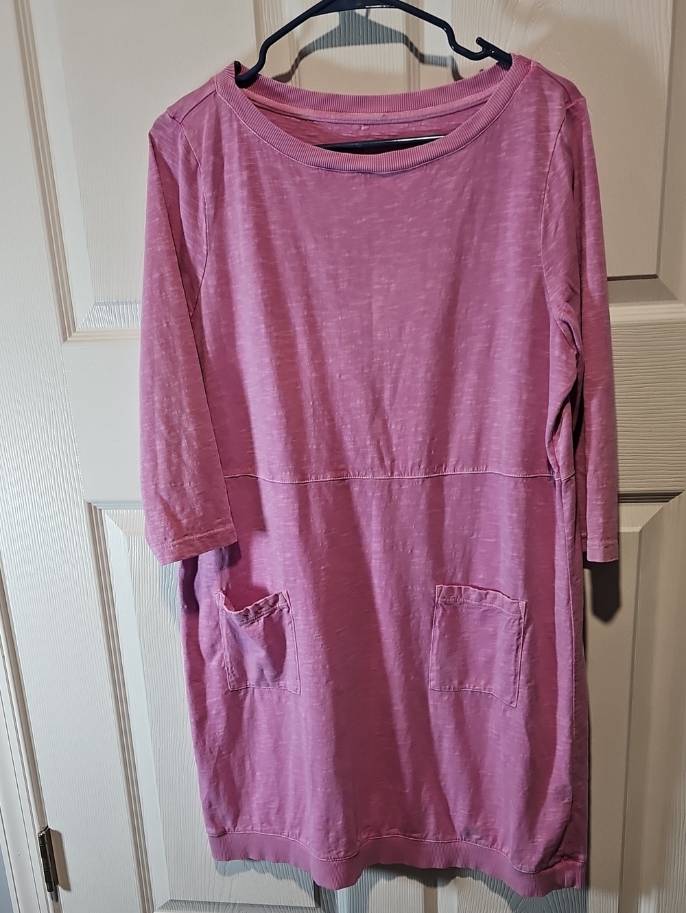 J. Jill Mauve-Pink Pocket Tunic Dress
